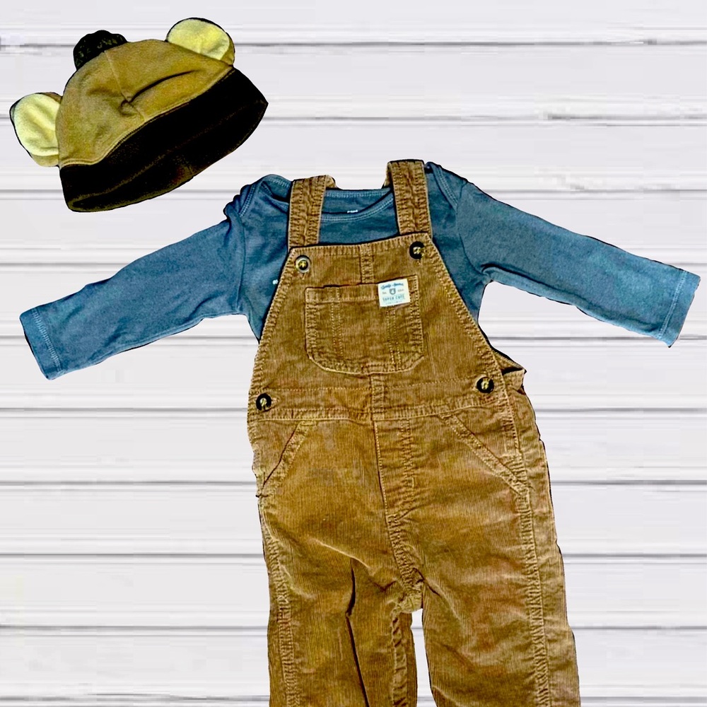 Toddler overalls outfit